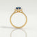 HARLOW - Pear Alexandrite & Diamond 18k Yellow Gold Halo