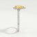 HARLOW - Pear Yellow Sapphire & Diamond 950 Platinum Halo