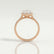 HARLOW - Pear Lab Diamond 18k Rose Gold Petite Halo
