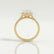 HARLOW - Pear Lab Diamond 18k Yellow Gold Petite Halo