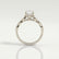 HONOR - Oval Lab Diamond 18k White Gold Shoulder Set Ring