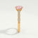 HONOR - Oval Pink Lab Diamond 18k Yellow Gold Shoulder Set Ring