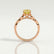 HONOR - Oval Yellow Lab Diamond 18k Rose Gold Shoulder Set Ring