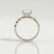 HOPE - Oval Lab Diamond 950 Platinum Shoulder Set Ring