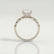 HOPE - Round Lab Diamond 950 Platinum Shoulder Set Ring