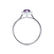 HARLOW - Pear Alexandrite & Diamond 950 Platinum Halo Engagement Ring Lily Arkwright