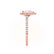 HARLOW - Pear Champagne Sapphire & Diamond 18k Rose Gold Halo