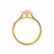 HARLOW - Pear Champagne Sapphire & Diamond 18k Yellow Gold Halo Engagement Ring Lily Arkwright