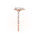 HARLOW - Pear Lab Diamond 18k Rose Gold Petite Halo