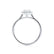 HARLOW - Pear Lab Diamond 18k White Gold Petite Halo