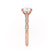 HONOR - Oval Lab Diamond 18k Rose Gold Shoulder Set Ring