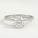 IRIS - Round Lab Diamond 950 Platinum Petite Channel Set Ring