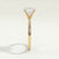 IRIS - Round Lab Diamond 18k Yellow Gold Petite Channel Set Ring