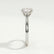 Isabella solitaire oval lab diamond cathedral setting set 18k white gold platinum engagement ring