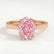 ISABELLA - Oval Pink Lab Diamond 18k Rose Gold Solitaire