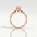 ISABELLA - Oval Pink Lab Diamond 18k Rose Gold Solitaire