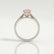 ISABELLA - Oval Pink Lab Diamond 18K White Gold Solitaire