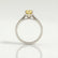ISABELLA - Oval Yellow Lab Diamond 18K White Gold Solitaire