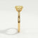 ISABELLA - Oval Yellow Lab Diamond 18k Yellow Gold Solitaire