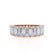 ICON - 18k Rose Gold Emerald Statement Eternity Eternity Lily Arkwright
