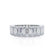 ICON  - 18k White Gold Emerald Statement Eternity Eternity Lily Arkwright