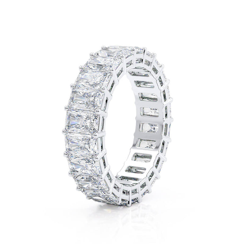 Icon - 18k White Gold Radiant Statement Eternity Eternity Lily Arkwright