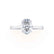 ISABELLA - Oval natural Diamond 950 Platinum Solitaire Engagement Ring Lily Arkwright