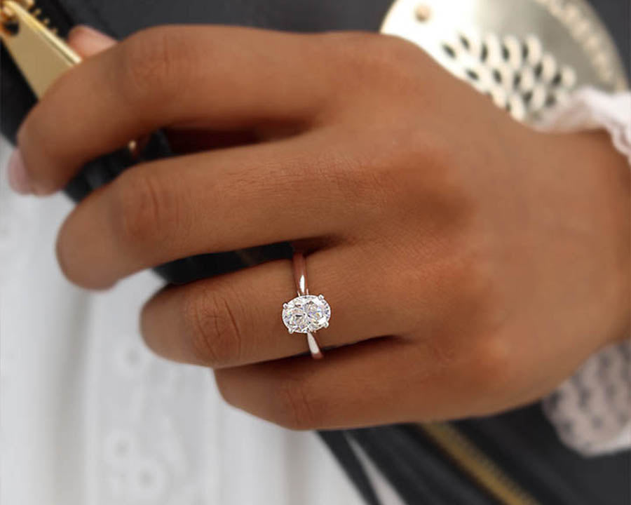 Isabella Lab Diamond Engagement Ring