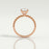 JULANE - Bubble & Bead Solitaire Lab Diamond Engagement Ring 18k Rose Gold