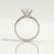 JULIET - Round Lab Diamond 18k White Gold Solitaire Ring