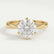JULIET - Round Lab Diamond 18k Yellow Gold Solitaire Ring