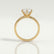 JULIET - Round Lab Diamond 18k Yellow Gold Solitaire Ring