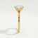 JULIET - Round Lab Diamond 18k Yellow Gold Solitaire Ring