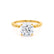 JULANE - Bubble & Bead Solitaire Lab Diamond Engagement Ring 18k Yellow Gold Engagement Ring Lily Arkwright