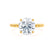 JULANE - Bubble & Bead Solitaire Natural Diamond Engagement Ring 18k Yellow Gold Lily Arkwright