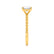 JULANE - Bubble & Bead Solitaire Natural Diamond Engagement Ring 18k Yellow Gold Lily Arkwright