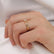 JULIET - Round Moissanite 18k Yellow Gold Solitaire Ring