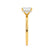 PARIS - Asscher Lab Diamond 18k Yellow Gold Petite Hidden Halo