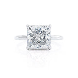 PARIS - Princess Lab Diamond 950 Platinum Petite Hidden Halo