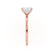 PARIS - Princess Lab Diamond 18k Rose Gold Petite Hidden Halo