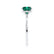 PARIS - Princess Emerald & Diamond 950 Platinum Petite Hidden Halo