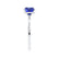 PARIS - Princess Blue Sapphire & Diamond 950 Platinum Petite Hidden Halo
