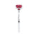 PARIS - Princess Ruby & Diamond 950 Platinum Petite Hidden Halo