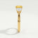 LEANORA - Round Yellow Sapphire 18k Yellow Gold Trilogy