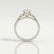 LILIANA - Round Lab Diamond 950 Platinum Shoulder Set Ring