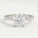 LIVELY - Cushion Lab Diamond Platinum Petite Hidden Halo Pavé Shoulder Set