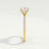 LIVELY - Cushion Lab Diamond 18k Yellow Gold Petite Hidden Halo Pavé Shoulder Set