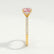 LIVELY - Cushion Pink Lab Diamond 18k Yellow Gold Petite Hidden Halo Pavé Shoulder Set Ring