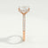 LIVELY - Elongated Cushion Lab Diamond 18k Rose Gold Petite Hidden Halo Pavé Shoulder Set