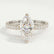 LIVELY - Marquise Lab Diamond Platinum Micro Pavé Hidden Halo